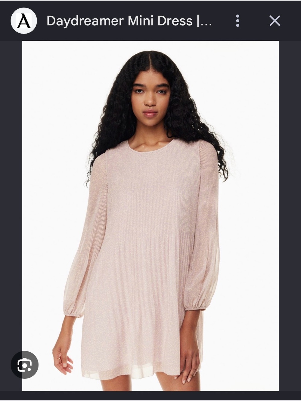 Wilfred signature Daydreamer mini dress